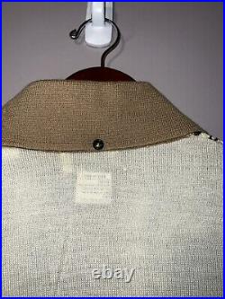 VINTAGE 1960's ITALIAN KNIT SHIRT wool acrylic MOD ROCKABILLY made in ITALY