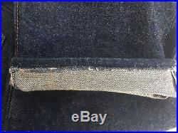 VINTAGE 60's LEVI'S 501 BIG E REDLINE SELVEDGE JEANS USA BARN FIND 31x27
