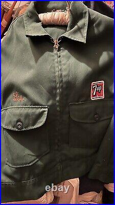 VINTAGE 7UP JACKET 42 Good Condition WEILAND STONE TEMPLE PILOTS Authentic Old