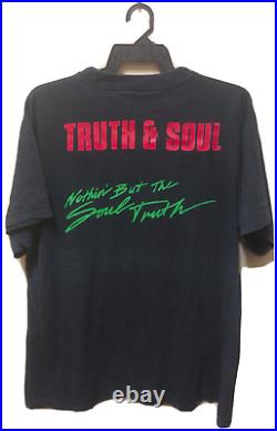 VINTAGE 80s 1988 FISHBONE TRUTH & SOUL FUNK ROCK TOUR CONCERT PROMO T-SHIRT