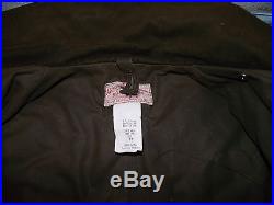 Vintage CC Filson Oil Skin Tin Cloth Jacket Mens Size 40 Made In The USA L@@k