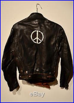 VINTAGE EXTREMELY RARE! 1950s BUCO J 31 HORSEHIDE LEATHER MOTORCYCLE JACKET
