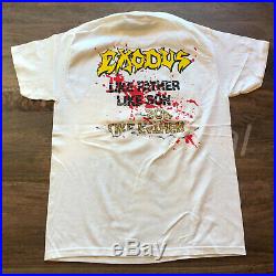VINTAGE Exodus Spitting Image of a Man in Hell T-Shirt from 1989, Size M, 50/50
