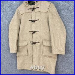 VINTAGE Gloverau Duffle Coat Mens Size US 40 EU 50 AU Large Beige Wool A52.04