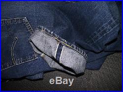 Vintage Levis 501 Big E Denim Selvedge Red Line Jeans Pants 31 X 29 USA L@@k