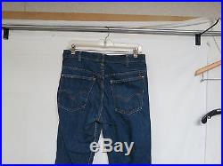 Vintage Levis Denim Jeans Big E Orange Tab Indigo Mens Womens Unisex 30 X 27