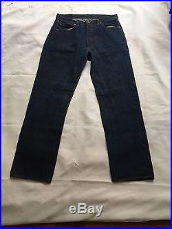 Vintage Levi’s 501 Redline Jeans No Big E 35/33 Actual Excellent Condition Dark