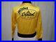VINTAGE Peaches Capitol Records Promo Yellow Satin Snap Jockey Jacket Small S