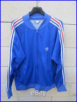 VINTAGE Veste ADIDAS CSSR Czechoslovakia Euro 1980 Ventex tracktop jacket 186 XL
