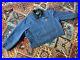 VTG (1990s) Carhartt J97DPB Deep Blue Cotton Duck Chore Jacket. 4XL Regular