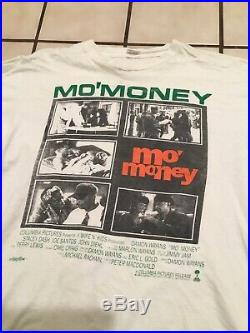 VTG 1992 Mo Money Crime Comedy Damon Wayans Bernie Mac Rap Hip Hop T-shirt XL
