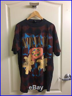 VTG 1993 Nirvana Heart Shaped Box T Shirt Size XL Bieber RARE Tshirt Concert