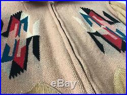 VTG 30's 40's Chimayo Southwestern Blanket Jacket Corduroy Rockabilly Western
