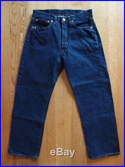 VTG 60’s Levis 501 s Indigo Selvedge Redline Denim Jeans Big E 66-68 33 x 30