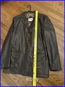 VTG 70s Remy Leather Western Style Coat Men's 42L