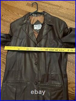 VTG 70s Remy Leather Western Style Coat Men's 42L