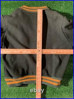 VTG 70s Sportswear Letterman Varsity Jacket High School Patches