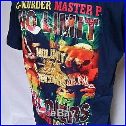 VTG 90’s Master P T Shirt No Limit Rap Hip Hop Records C Murder 90s ...