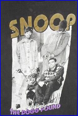 VTG 90s SNOOP DOGG T Shirt Rap Concert DOGGY DOGG WORLD Dogg Pound
