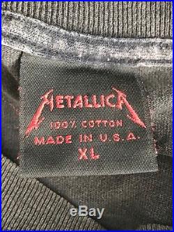 VTG 90s TRUE Metallica Kill Em All Brockum USA Original Thrash Metal T Shirt XL