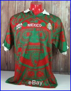 VTG ABA Sport Mens XL Mexico 3rd Jersey Futbol Soccer Chivas America 1997 1998
