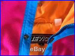 VTG Authentic Nevica Men's Ski Suit 2 Piece Size M Multicolor Circa 80 Defect