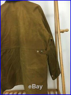 VTG CC Filson Men's Oil Tin Cloth Waxed Work Hunting Wear Jacket 660N Size L USA