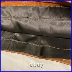 VTG Deerskin Western Leather Fringed Cowboy Jacket Custom Coat Co. Mens XL Brown