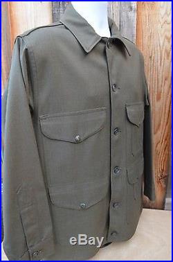 VTG Filson Mackinaw Cruiser Jacket Alaskan Tuxedo Forestry Cloth Mens SMALL