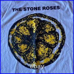 VTG JERZEES 90s The Stone Roses Shirt Shoegaze Oasis Ride Blur Pulp Smiths Cure
