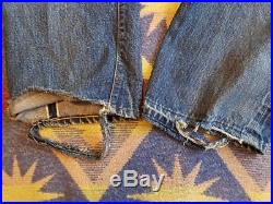 VTG Levi's Big E Jeans 502 Zipper Fly / Selvedge Denim 60s 70s / 34x27