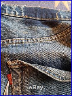 VTG Levi's Big E Jeans 502 Zipper Fly / Selvedge Denim 60s 70s / 34x27
