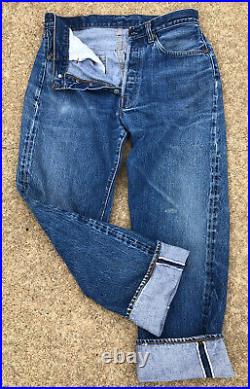 VTG Levis 501 Denim Jeans LVC Late 70s-80s Selvedge NO Big e 33 X 32,32 X 29