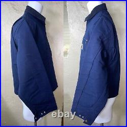 VTG NWT Carhartt USA Union Made JB102 Blue Duck Blanket Lined Jacket 46 or 2XL