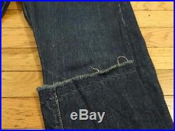 VTG OG 60s Levi's BIG E 505 501 Indigo Blue Single Stitch Jeans Talon USA 31/31