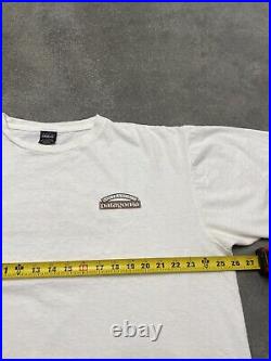 VTG Patagonia San Francisco Shirt XL USA Hokusai Waves RARE Boxy Fit White