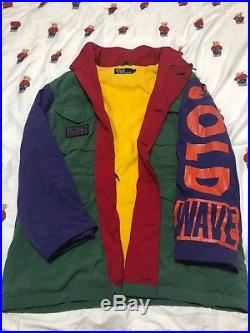 VTG Ralph Lauren POLO 1993 COLD WAVE jacket 90s snow beach rare Japan