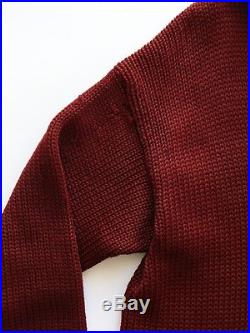 Vintage 1920S 1930S Shawl Collar Sweater Jacket Cardigan AMERICAN HOSIERY AMHO