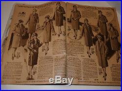 Vintage 1928 Montgomery Ward S&s Catalog! Flapper Fashion/men's Work Denim/shoes