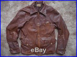 Vintage 1930’s to 1940’s Block Bilt / California Leather JacketMotorcycle
