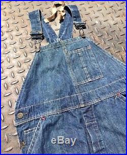 Vintage 1930s Pay Day Overalls Denim Jeans W 32