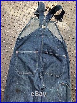 Vintage 1930s Pay Day Overalls Denim Jeans W 32