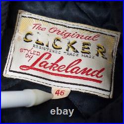 Vintage 1940's Clicker Lakeland Milium Jacket Wool Parka (Large) USA Union Made