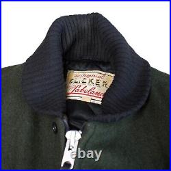 Vintage 1940's Clicker Lakeland Milium Jacket Wool Parka (Large) USA Union Made