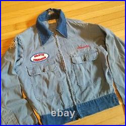 Vintage 1940's to 1950's Workwear / Mechanics Jacket / Car Coat / Chevrolet Buic