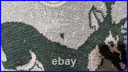 Vintage 1940s Hollywood USA Catalina Sportswear Deer Sweater