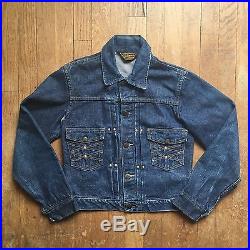 Vintage 1940s Old Kentucky 1st Model Denim Jacket Workwear 34 Chest