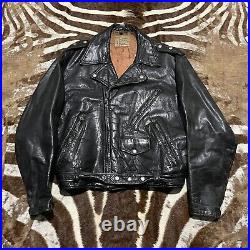 Vintage 1950s Guardsman Leather Biker Jacket