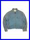 Vintage 1950s Jacket Gab Gabardine Ricky Jacket Gray Checkered Reversible 50s