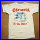 Vintage 1960’s OLYMPIA BEER It’s The Water Tumwater Brewing t-shirt M